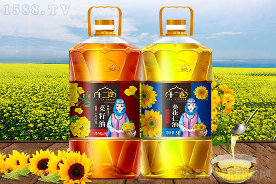 幸福的味道、健康的选择!爱上厨房,爱上【十二喜食用油】!