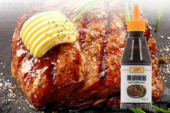 今博浓黑胡椒酱,酱香味浓,饭菜调味好助手!