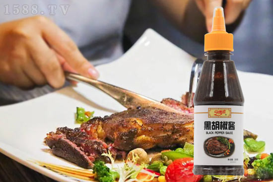 今博浓黑胡椒酱,酱香味浓,饭菜调味好助手!