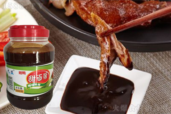 九益烤鸭甜面酱,香味十足,烤鸭好伴侣!