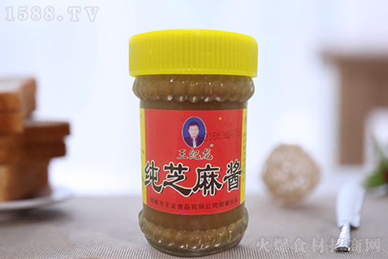 王纪龙纯芝麻酱,酱香满溢,人间美味!