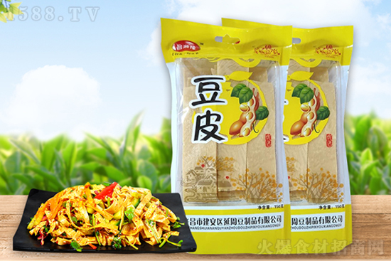 昌湘豫优选豆皮,质地细密均匀,味道鲜美爽口!