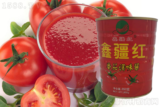 鑫疆红番茄调味酱,酸甜可口,调出好滋味!