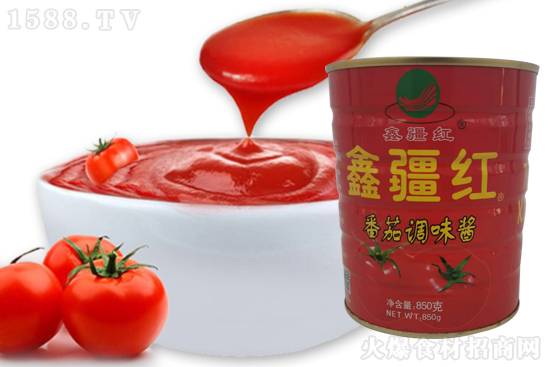 鑫疆红番茄调味酱,酸甜可口,调出好滋味!