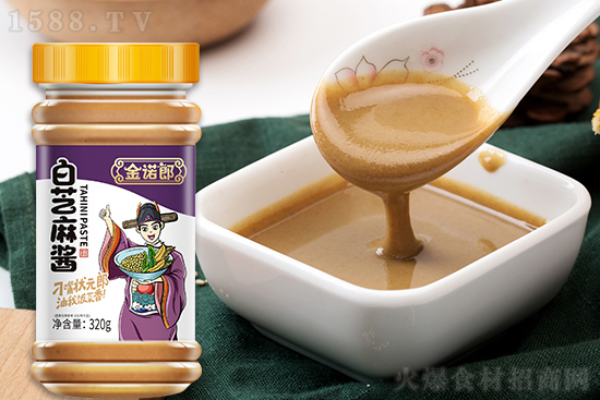 【香源食品】金诺郎白芝麻酱,一款诚意满满的白芝麻酱!