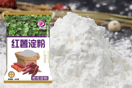 山花红薯淀粉,营养、健康、美味,您的优质淀粉选择!