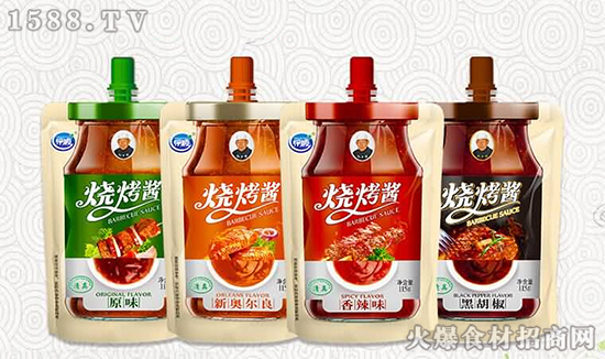 伊顺烧烤酱,严格配比、香气浓郁,入味效果更强!