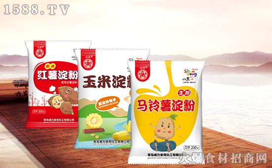 山花淀粉系列,粘滑有劲道,厨房好帮手!