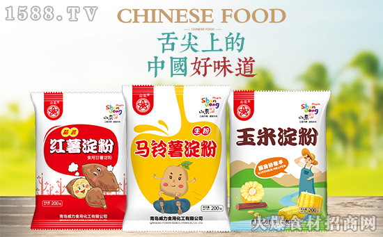 山花淀粉系列,粘滑有劲道,厨房好帮手!