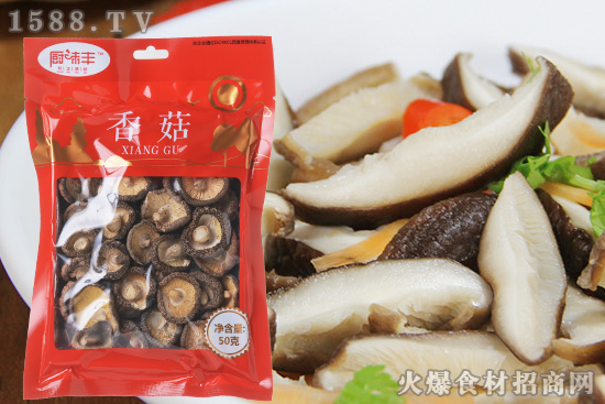 厨味丰香菇,胶质丰富、肉质肥厚,菇香浓郁!