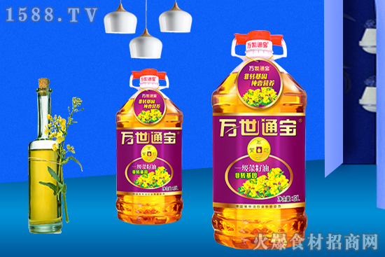 万世通宝一级菜籽油,地道菜籽油口感,烹饪菜肴味道好!