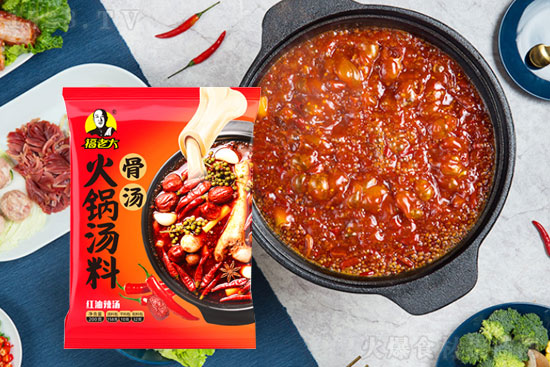 福老大红油辣汤骨汤火锅底料,红油辣爽,骨汤浓郁,美味营养!