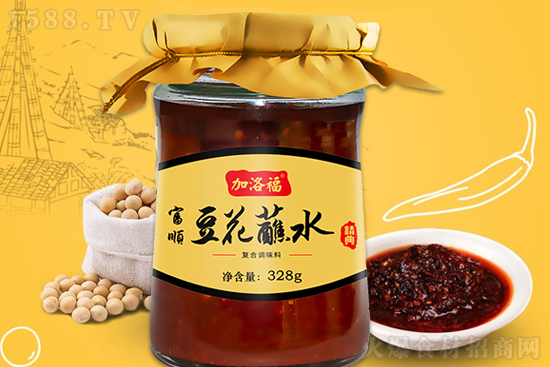 加洛福富顺豆花蘸水,色香味美,让你食欲大振!