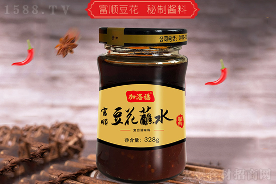 加洛福富顺豆花蘸水,色香味美,让你食欲大振!