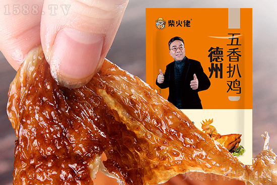 柴火佬德州五香扒鸡,肉香味浓,入味彻底!