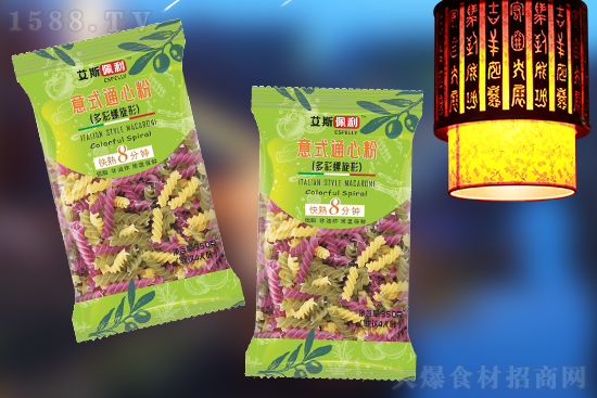 艾斯佩利意式通心粉(多彩螺旋形),色彩多样,美味健康!
