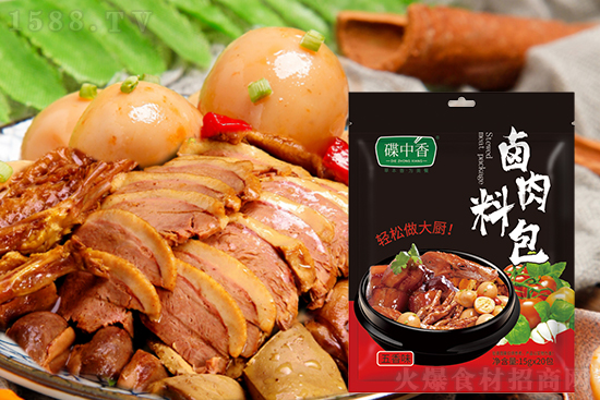 碟中香卤肉料包,精工细作、选料上乘,食用更安心!