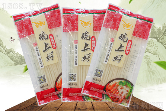 碗上好水晶粉丝,细腻劲道,爽口宜人!