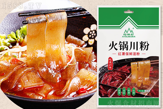 峪林火锅川粉,口感细腻、Q弹劲爽,火锅好搭档!
