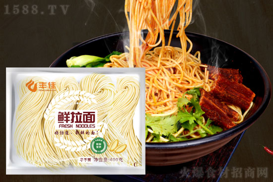 丰佳鲜拉面半干面,干净卫生,储存简单,营养新鲜!
