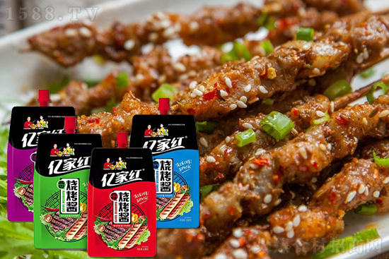 亿家红烧烤酱,香气浓郁、味道醇厚,四种口味、随心享用!