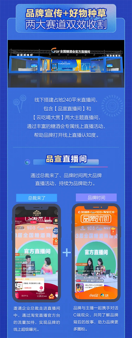 全国糖酒会官方直播间全面升级——官方活动宣传