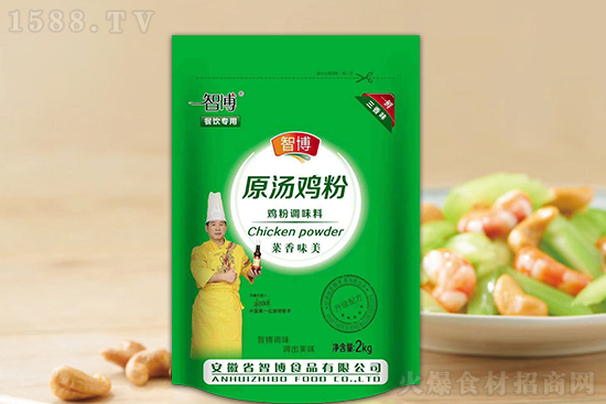 智博原汤鸡粉,老鸡吊汤味更鲜!