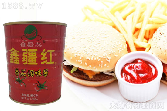 鑫疆红番茄调味酱,酸酸甜甜真好吃!