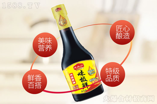 龙头山味极鲜特级酱油,鲜香味美,打造生活好滋味!