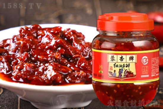 蓉杏牌红油豆瓣,香辣入味,下饭帮手!