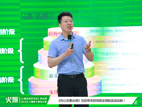 好心态,提业绩!火爆招商研究院第96期《向心态要业绩》火热开讲!