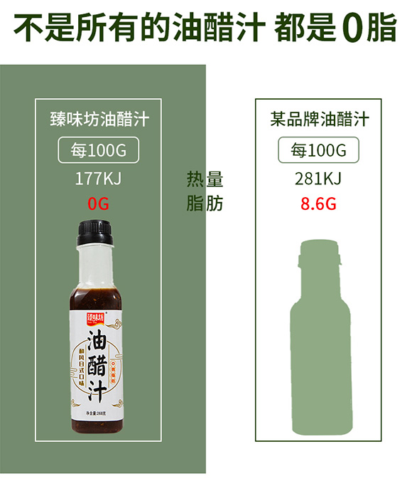 臻味坊油醋汁(和风日式口味)【268克】