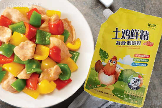 浩兴土鸡鲜精,味料同源,口感纯正,营养美味!