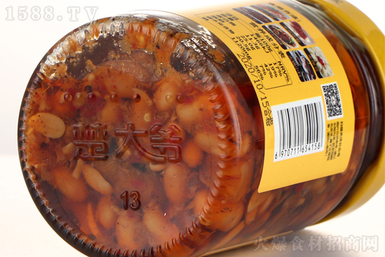 楚大爷香菇味佐餐小菜,简约不简单,让饭菜更美味!