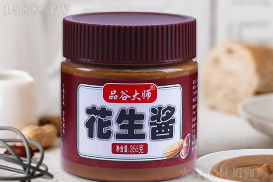 品谷大师花生酱,醇香柔滑,怎么搭配都好吃!