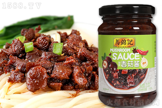 马锦记香菇酱,辣而不燥、香而不腻,一勺一碗饭!