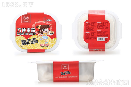 旺华派麻辣龙虾味方便米粉,嗦一口会上瘾,吃到停不下来!