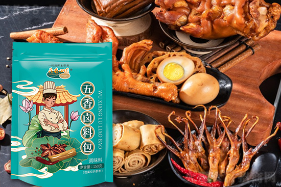 荷香田园五香卤料包,荤素皆能卤,轻松制作鲜香美味!