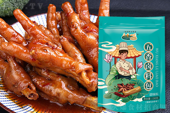 荷香田园五香卤料包,荤素皆能卤,轻松制作鲜香美味!