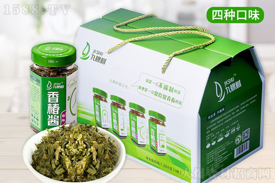 九棵树香椿酱礼盒,自食、馈赠亲朋好友佳选!