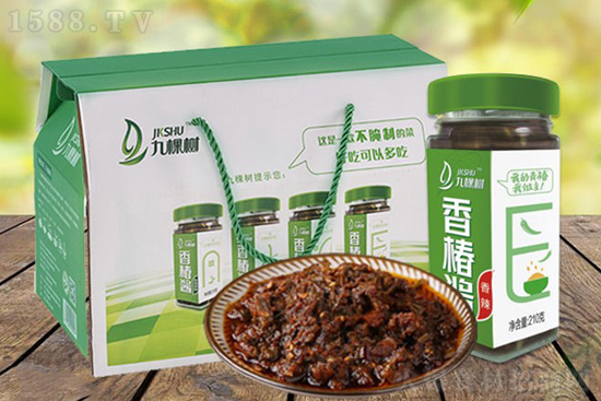 九棵树香椿酱礼盒,自食、馈赠亲朋好友佳选!