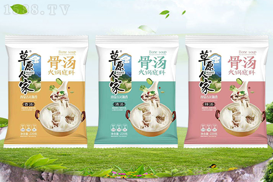 草原人家骨汤火锅底料,一款可以喝汤的火锅底料!