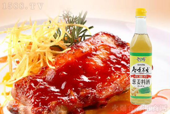 智博养生葱姜料酒,真材实料,好菜还需好料酒!