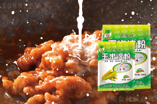 华飞牌玉米淀粉,润滑鲜亮,提升口感!