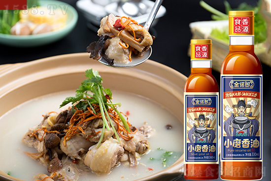 金诺郎小磨香油,精选原料,滴滴香醇!