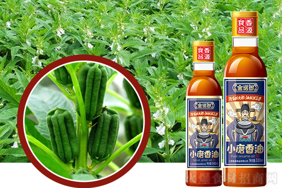 金诺郎小磨香油,精选原料,滴滴香醇!