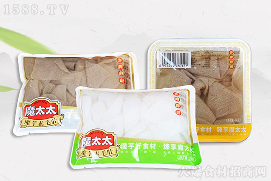 魔太太魔芋素毛肚,满足当下消费者“轻食时代”健康要求!