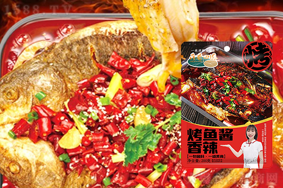 荷香田园香辣味烤鱼酱,香辣与鲜香的热烈碰撞,开启一场舌尖上的美味!