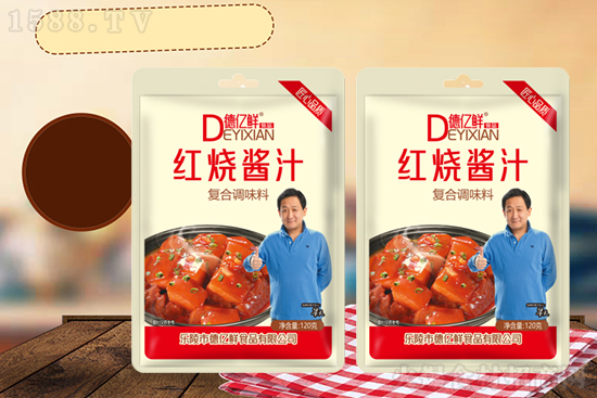德亿鲜红烧酱汁,百搭酱汁,一包对味!