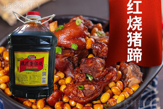 旗道香一品红烧复合调味料,滋味鲜美,酱香浓郁,厨房必备!